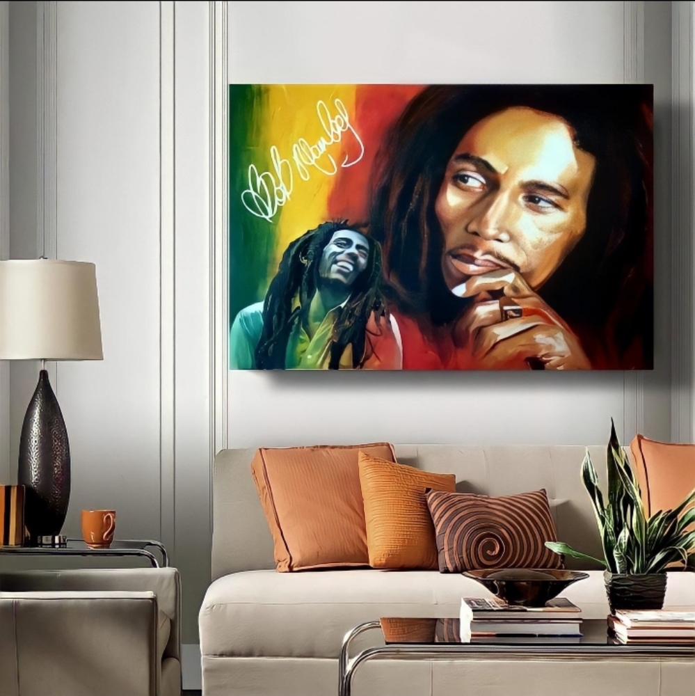 Bod  Marley  oil Painting